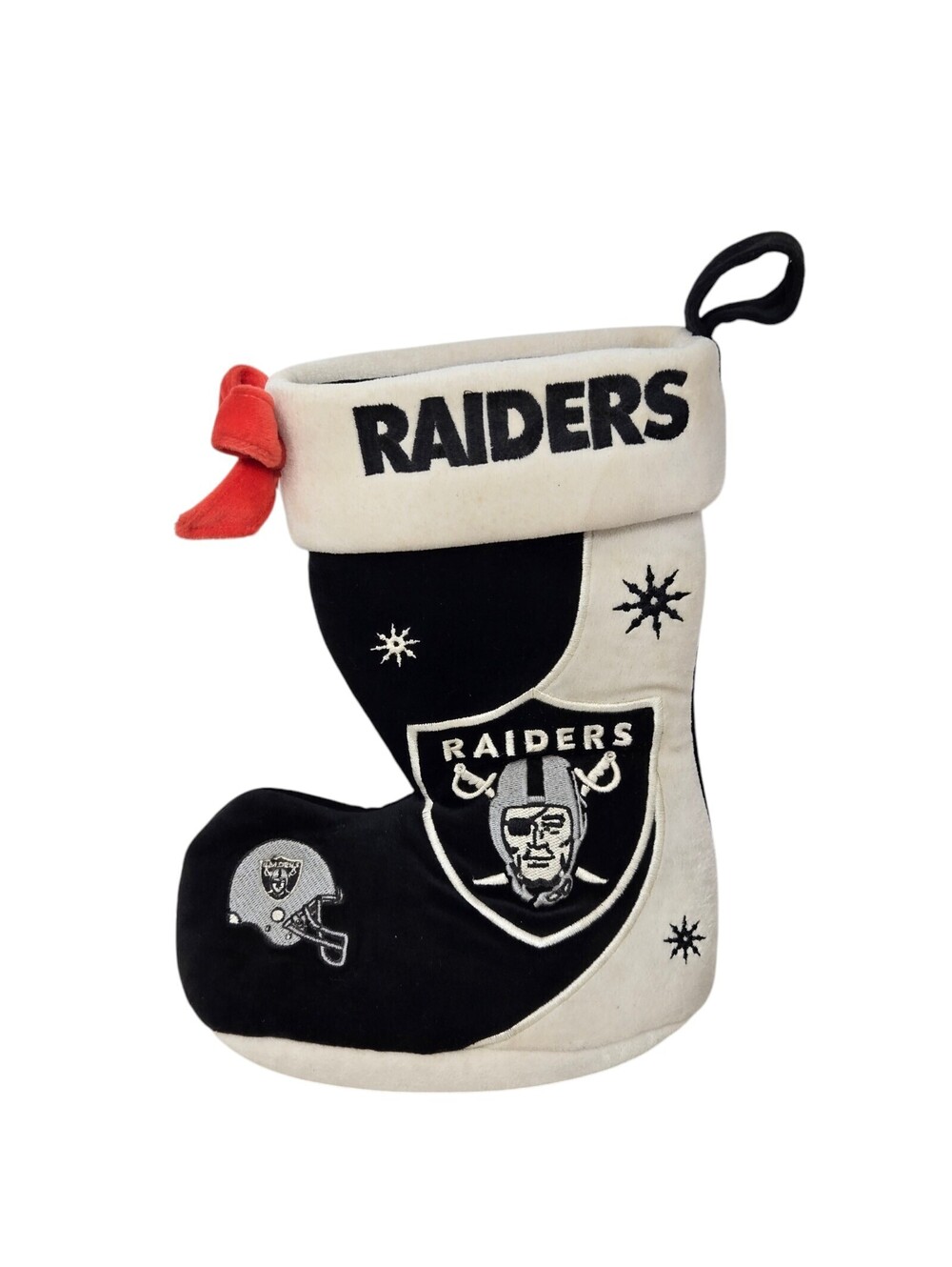 Vintage Oakland Raiders Stocking Holiday Boot Shoe NFL Football Christmas